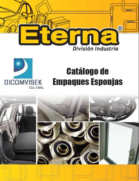 Catalogo de esponjas automotrices Eterna Dicomvisek